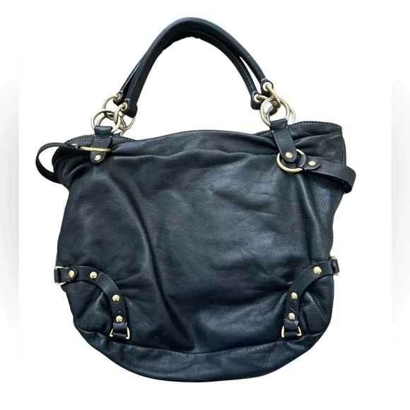 Juicy Couture Vintage Lambskin Shoulder Bag with Brass Accents - Picture 2 of 7